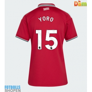 Billiga Manchester United Leny Yoro #15 Hemmatröja Dam 2026-27 Kortärmad